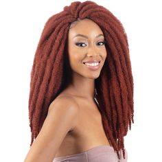 FreeTress Equal 3X CUBAN TWIST SOFT & NATURAL 16" BRAND : Shake N Go / EqualTYPE: Braiding HairSTYLE: Cuban TwistMATERIAL: Synthetic HairLENGTH: 16"HEAT RESISTANT: YesDYE/BLEACH/PERM: NoCOLOR SHOWN: 30, 350, 1BDESCRIPTION: Our signature Cuban Twist® gets a modern upgrade with a super soft, superlight texture with curly tips. Great for all protective styles  Invisible Locs, Crochet, Twists, and many more Pre-stretched, Pre-fluffed, & Pre-curled tips Blends seamlessly with type 4 hair Flame retar Braiding Hairstyle, Crochet Twists, Cuban Twist, Invisible Locs, Curly Tips, Clip In Weave, Grey Hair Pieces, Senegalese Twist Braids, Locs Crochet