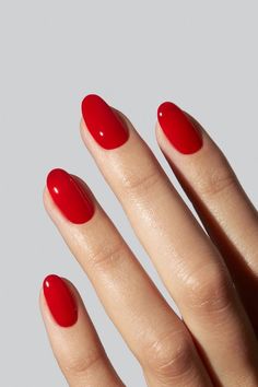 Her Nails, Red Nail Polish, Red Nail, Summer Nails Colors, Orange Nails, Chic Nails, Nail Trends, How To Do Nails, Manicure And Pedicure