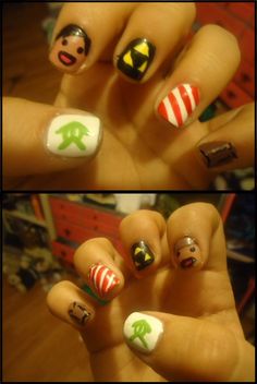 smosh nail designs Barber Shop Pole, Anthony Padilla, Pretty Nail Polish, Smosh, Short Nail, Short Nail Designs, Nail Polish Designs, Short Nails