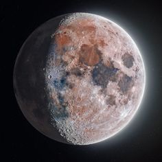 an image of the moon taken from space