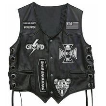 Leather Vest Jacket, Motorcycle Leather Vest, Black Label Society, Zakk Wylde, Black Leather Vest, Biker Vest, Real Leather Jacket, Motorcycle Leather, Biker Leather