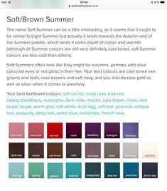 Shaded Summer Color Palette, Dark Summer Color Palette, Hoc Summer, Muted Summer, Summer Outfit Guide, Soft Autumn Deep