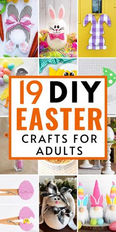 Easter crafts for adults can be a fun and creative way to celebrate the holiday. There are many different DIY Easter crafts for adults that they can make for Easter, including decorating eggs, creating Easter wreaths and Easter centerpieces, and making Easter baskets and other gifts. Many Easter crafts can be made with simple supplies that can be found around the house and they are perfect for Easter decorations. There are plenty of Easter DIY Projects that you can make to celebrate the holiday. Easter Table Centerpiece Ideas, Easter Crafts For Seniors, Craft Night Party, Easter Mantel