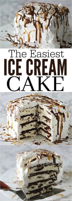 the easyest ice cream cake recipe