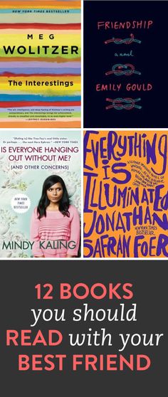 books with the title 12 books you should read if your best friend is reading them