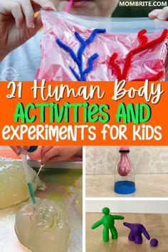 there are many activities for kids to do with the human body and it's environment