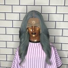 T Part 20inch Lace Front Wig Human Hair ( Glistening Grey). *Unit Received Un-Styled. *Message Me For Custom Request *Offers Welcome Gray Silver Wig, Wig Human Hair, Short Bob Wigs, 4c Hairstyles, Wig Styles, Lace Front Wig, Short Bob, Bob Wigs, Grey Color