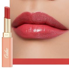 Enriched with 90% moisture emollients and Rose Damascena Flower extract, this glossy tinted lipstick creates an effortless sweep of color and a luminous shine finish which nourishes the lips like a lip balm. Vegan friendly! Finish: Juicy Look, Glossy Finish Texture: Skin like Feeling, Lightweight Coverage: Sheer-Medium Coverage 10 Up Trend Color Luxury Damask Rose Oil Size: 2.2g/0.07oz.  Color: Red. Tinted Lipstick, Cherry Red Lipstick, Neon Lipstick, Rose Damascena, Texture Skin, Jelly Lipstick, Glitter Lipstick, Shine Lipstick, Hydrating Lipstick