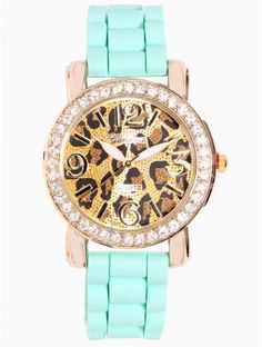 Rhinestone Cheetah Print Watch Mk Handbags, Fabulous Fashion, Watches Jewelry, Hottest Trends, Got It, Cheetah Print, Girly Things, All You Need Is, Print Patterns