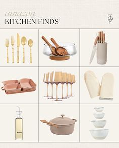 the kitchen finds are organized and ready to be used in various ways, including baking utensils