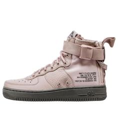 (WMNS) Nike SF Air Force 1 Mid 'Siltstone Red' AA3966-600 (AF1/SNKR/Zipper/Women's) Air Force 1 Women, Nike Sf Air Force 1, Nike Sf Af1, Nike Sf, Air Force 1 Mid, Air Force 1 High, Red Sneakers, Hot Sneakers, New Nike