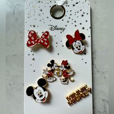 Bnwt Cute Disney Pins. These Are Not From The Park But Still Fun To Wear On Your Jean Jacket Or On Really On Anything If You Are A Disney Lover Disney Accessories, Disney Lover, Disney Pins, Cute Disney, Pins, Black And Red, Women Accessories, Disney, Red