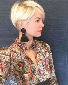 Blonde Pixie Haircut, Bob Hairstyles For Fine Hair, Short Hair Color, Penteado Cabelo Curto, Short Blonde, Popular Hairstyles