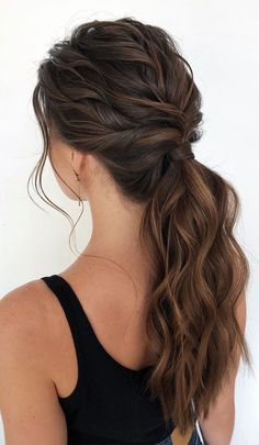 Fancy Ponytail, Hair In A Ponytail, Cute Ponytail Hairstyles, High Ponytail Hairstyles, Ponytail Hairstyles Easy, Cute Ponytails, Hairstyle Tutorials, Haircut Styles, A Ponytail