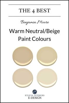 the 4 best paint colors for neutral and beige walls