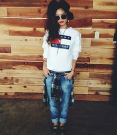 TOMMY Edgy Hipster, Boho Grunge, Dream Outfits, 90's Fashion, Chill Outfits, Real Style, Dope Outfits, Winter Clothes