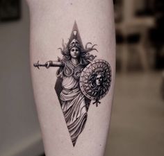 Armor Of God Tattoo, Shield Tattoo, Goddess Design, Lillies Tattoo, Helmet Tattoo