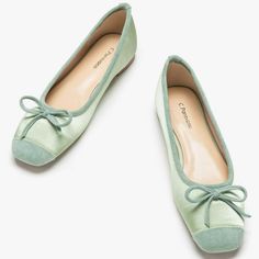 C.Paravano Women's Flats | Ballet Flats For Women | Flat Shoes | Dressy Shoes For Women | Round Toe Flats | Soft Leather Shoes Women Color: Mint Green Size: 7 Dressy Shoes For Women, Dressy Flats Shoes, Leather Shoes Women, Festival Shoes, Flats For Women, Dressy Shoes, Heel Grips, Stacked Necklaces, Platform Loafers