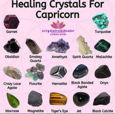 Crystals For Capricorn, Capricorn Crystals, Love Crystals, Reiki Healer, Magic Party, Capricorn And Virgo