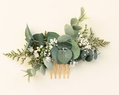 Baby Breath Flower Crown, Floral Hair Crown, Crown Accessories, Flower Hair Clips Wedding, Flower Girl Hair Accessories, Boho Bridal Hair, Wedding Greenery, Hair Crown, Flower Comb