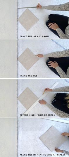 the instructions for how to make an area rug