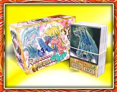 an image of two boxes with anime characters on them