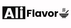 the all flavor logo is black and white with a bowl of soup in front of it