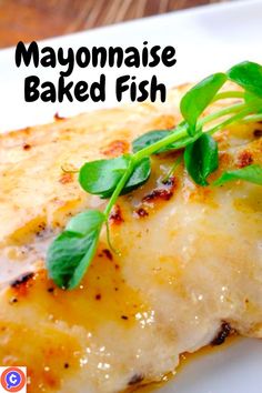 This simple, five-star recipe combines mayonnaise with Parmesan or Romano cheese for a crust that adds a flavorful and crunchy topping to a moist, baked fish fillet. Broiled Fish Recipes, Best Fish Recipe Ever, Homemade Mayo Recipe, Homemade Mayonnaise Recipe, Chicken Bread, Best Fish Recipes, Baked Fish Fillet, Fish Recipes Baked