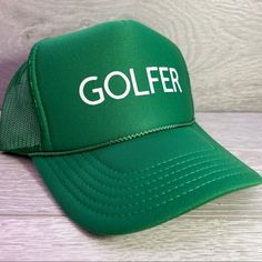 Otto Cap Green Color Adult Sz Brand New Summer Golf Baseball Cap, Curved Brim Baseball Cap For Summer Golf, Summer Golf Hat, One Size Fits Most, Summer Golf Hats One Size Fits Most, Summer Golf Hat, Green Trucker Hat For Spring Sports, Green Trucker Hat For Sports In Spring, Spring Green Trucker Hat For Sports, Curved Brim Golf Hats For Summer