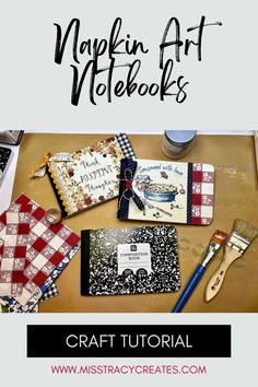 Napkin Art Tutorial Napkin Art Diy Crafts, Composition Notebook Journal Ideas, Napkin Art Decoupage, Notebook Cover Design Diy Creative, Diy Book Cover Ideas Creative Notebooks, Napkin Crafts Ideas, Paper Napkin Crafts, Composition Notebook Diy, Best School Supplies