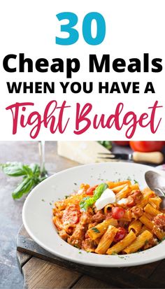 Dirt Cheap Meals Cheap Meals To Make, Low Budget Meals, Frugal Food