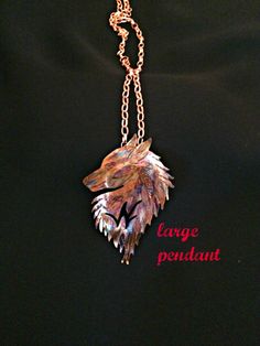 wolf talisman wolf totem wolf necklace wolf pendant wolf Wolf Totem, Wolf Pendant, Necklaces Ideas, Wolves Pendants, Talisman Necklace, Oxidized Copper, Handmade Beaded Jewelry