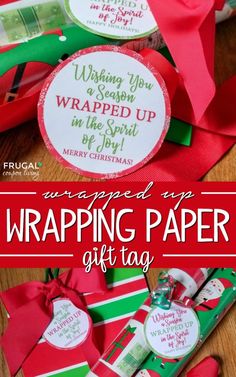 wrapping paper is the perfect way to wrap christmas gifts