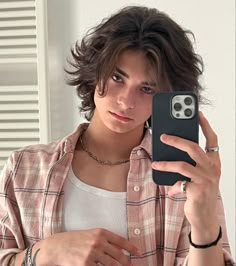 Messy Hair Male Reference, Aesthetic Male Haircut, Men With Longer Hair, Kpop Male Hairstyles Short, Wolfcut Hair Men Long, Fluffy Long Hair Boy, Curtain Bangs Medium Hair Men, Best Long Hairstyles For Men, Grunge Hairstyles Men