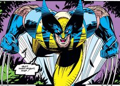 an image of wolverine in the comics