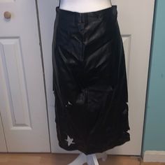 This Is A New With Tags Never Worn Vinyl, Pencil Skirt With Star Cut Outs And A Slit In The Back. The Material Is Not Super Stretchy And This Skirt Is Best Worn During Cold Weather Cause It May Get A Little Sticky In The Heat. Star Cut Out, Cut Outs, Cold Weather, Pencil Skirt, Womens Skirt, Pencil, Heat, Vinyl, Skirt