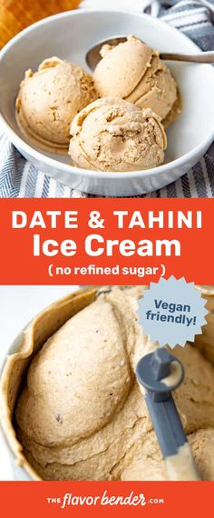 an image of date and tahini ice cream