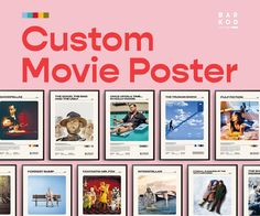 the movie poster is displayed with many different posters