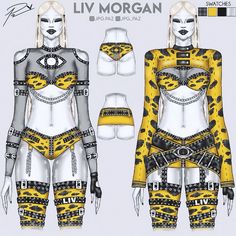 Wrestling Outfits, Wwe Outfits, Wrestling Gear, Liv Morgan, Clothing Design Sketches, Design Sketch, Wwe, Wrestling, Fashion Design