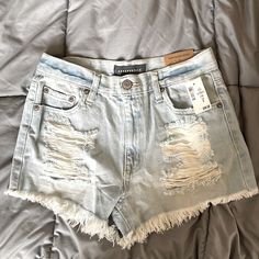 New With Tags Aeropostale Cheeky Shorts Size 2 Aeropostale Shirts Women, Aeropostale Shorts, Boyfriend Jean Shorts, Lace Jeans, Midi Jeans, Aeropostale Jeans, Cheeky Shorts, Aeropostale Shirts, Ripped Jean Shorts