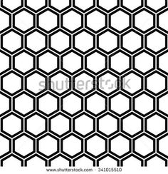 black and white hexagonal pattern on a white background stock photo, images and royalty