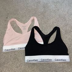 Calvin Klein Bralette Razorback Bundle Size Small. Never Worn But Washed. Selling Because They’re Too Small. #Calvinklein #Bralette Calvin Klein Boxers For Women, Fitted Pink Racerback Bra, Pink Fitted Racerback Bra, Sports Bras Calvin Klein, White Calvin Klein Bra, Boxers For Women, Calvin Klein Fitted Sports Bra, Calvin Klein Fitted Seamless Bra, Calvin Klein Boxers