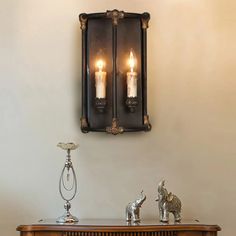 Black Metal Candle Wall Sconce With 2 Heads - Warehouse Style Light Fixture Black Light Fixture, Candle Wall, Two Heads, Electric Bulb, Rustic Materials, Candle Wall Sconces, Wall Candles, Mount Light, Metal Candle