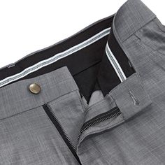 Shop the full suit here and receive $35 off. Need help finding your perfect fit? Schedule a virtual sizing consultation with our sizing specialists, or to book a sizing appointment in-store please visit our locations page. Built on the forefront of fit, comfort, and a professional look - these are the perfect dress pants for guys with athletic legs. The fit is built for guys who need more room in the seat, thighs, and quads while still looking to achieve a tapered look. The insane amount of stre Pants For Guys, Athletic Physique, Trousers Details, Professional Appearance, Stretch Dress Pants, Monogram Shirts, Performance Dresses, Blazer Designs, Dress Shirt Sleeves