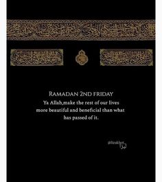 the cover of rama 2nd friday, which is written in gold and black with arabic writing