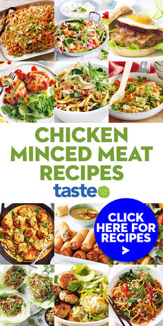 chicken minced meat recipes taste cookbook by click here for recipe book cover image