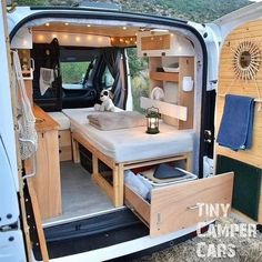 Mini Camper Van, Small Camper, Renault Kangoo Camper, Small Camper Interior, Astuces Camping-car, Small Camper Vans, Kangoo Camper, Minivan Camping, Micro Camper