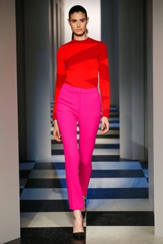 Colourful Fashion, Athleisure Trend, Fashion Business Casual, Pink Pants, Style Crush, Fashion Gallery, Fall 2017