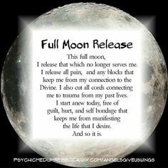 Full Moon Release, Full Moon Spells, Moon Spells, Magick Spells, Wiccan Spell Book, Witchcraft Spell Books