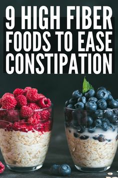 Fiber Foods For Kids, Constipation Relief Foods, Best Fiber Foods, Foods For Constipation, Best Foods For Constipation, Constipation Food, High Fiber Smoothies, Fiber Smoothie